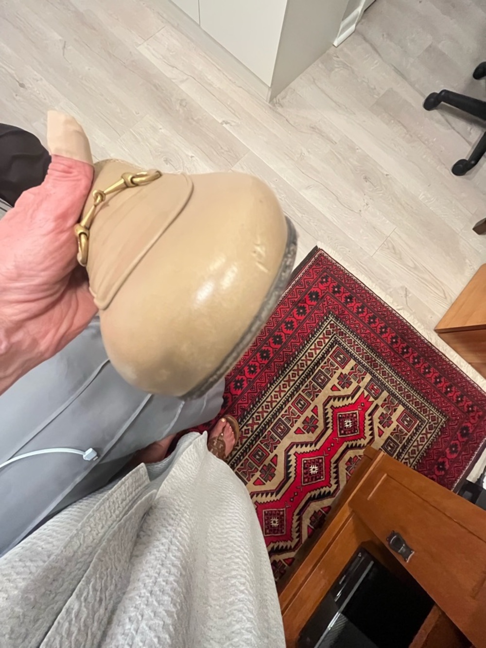 Gucci  women Leather Slip-On Horsebit slides - Picture 9 of 11